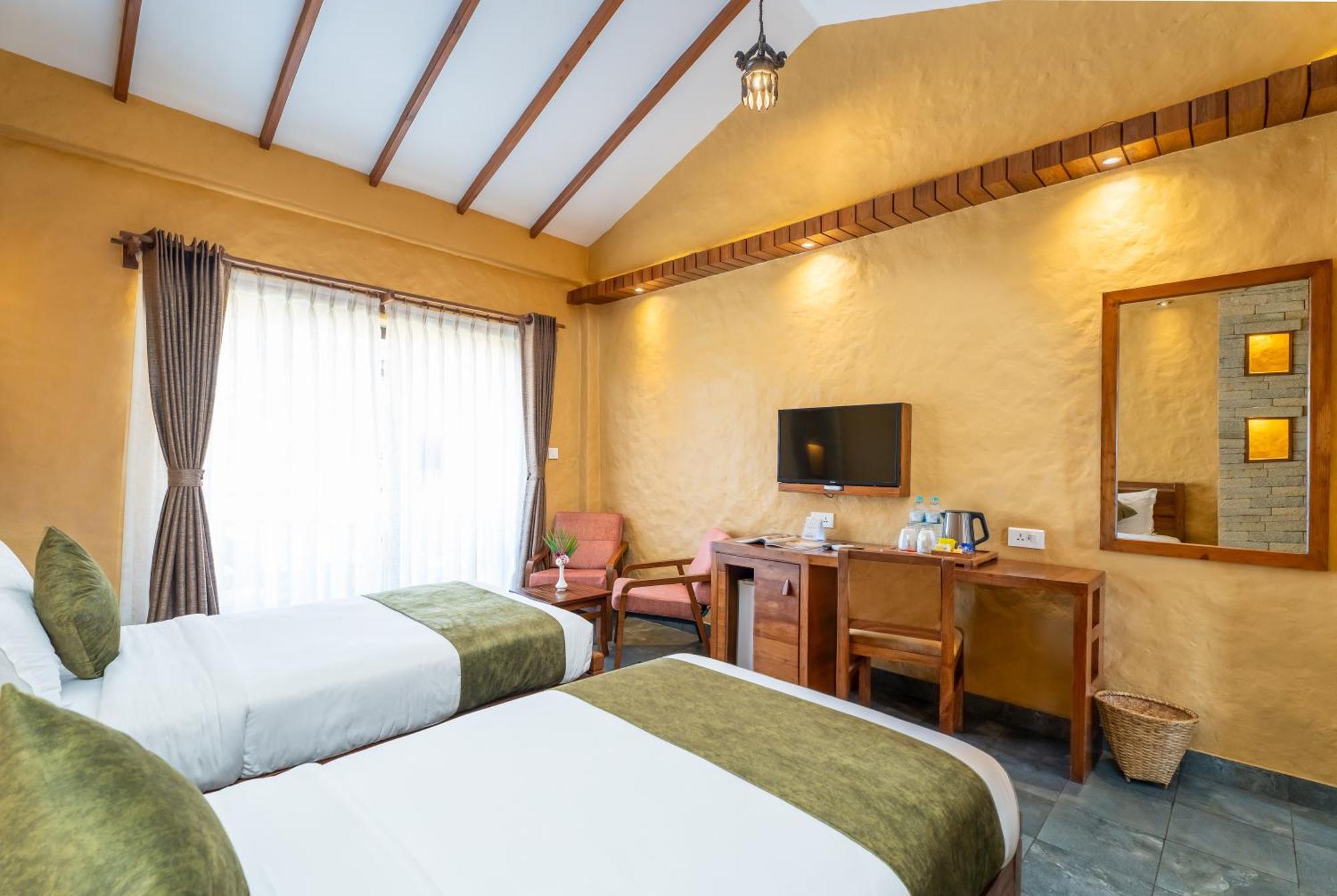 Bar Peepal Resort Pokhara Exterior foto Deluxe Room